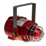 e2s BExBG05 Series Red Strobe Beacon, 115 V ac, Surface Mount, Xenon Bulb, IP67