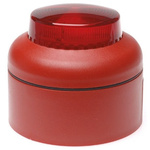 Cranford Controls VXB Series Red Flashing Beacon, 20 → 35 V dc, Surface Mount, LED Bulb
