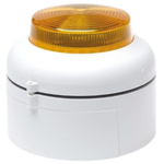 Cranford Controls VXB Series Amber Flashing Beacon, 20 → 35 V dc, Surface Mount, LED Bulb