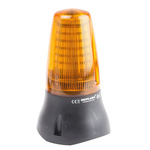 Moflash LEDD125 Series Amber Multiple Effect Beacon, 24 V dc, Surface Mount, LED Bulb, IP65