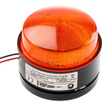 Moflash X80 Series Amber Flashing Beacon, 18 → 30 V, Surface Mount, Xenon Bulb, IP67