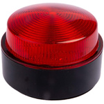 Moflash X 80 Series Red Flashing Beacon, 24 V, Surface Mount, Xenon Bulb, IP67