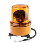 Schneider Electric Harmony XVR Series Amber Rotating Beacon, 24 V ac/dc, Screw Mount, LED Bulb, IP67