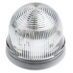 Werma EM 816 Series Clear Steady Beacon, 5 V dc, Panel Mount, LED Bulb, IP65