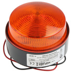 Moflash X80 Series Amber Flashing Beacon, 10 → 100 V dc, 20 → 72 V ac, Surface Mount, Xenon Bulb, IP67