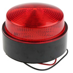 Moflash X80 Series Red Flashing Beacon, 10 → 100 V dc, 20 → 72 V ac, Surface Mount, Xenon Bulb, IP67