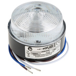 Moflash LED80 Series Red Multiple Effect Beacon, 115/230 V, Surface Mount, LED Bulb, IP67