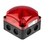 Werma BWM 853 Series Red Flashing Beacon, 24 V dc, Surface Mount, Wall Mount, LED Bulb, IP66, IP67