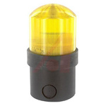 Schneider Electric XVBL Series Yellow Flashing Beacon, 24 V ac, 24 → 48 V dc, Base Mount, Incandescent, LED