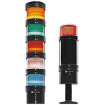 Schneider Electric XVBL Series Red Flashing Beacon, 120 V ac, Base Mount, Discharge Tube Bulb, IP65, IP66