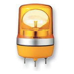 Schneider Electric XVR Series Amber Rotating Beacon, 12 V ac/dc, Base Mount, LED Bulb