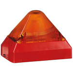 Pfannenberg PY X-M-05 Series Amber Flashing Beacon, 230 V ac, Panel Mount, Xenon Bulb