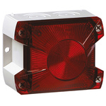 Pfannenberg PY X-S-05 Series Red Flashing Beacon, 24 V dc, Panel Mount, Xenon Bulb