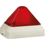 Pfannenberg PY X-M-05 Series Red Flashing Beacon, 230 V ac, Panel Mount, Xenon Bulb