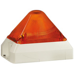 Pfannenberg PY X-M-05 Series Amber Flashing Beacon, 24 V ac/dc, Panel Mount, Xenon Bulb