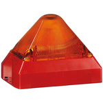 Pfannenberg PY X-M-10 Series Amber Flashing Beacon, 230 V ac, Panel Mount, Xenon Bulb