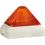 Pfannenberg PY X-M-10 Series Amber Flashing Beacon, 24 V ac/dc, Panel Mount, Xenon Bulb