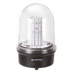 Werma BM 280 Series Red Steady Beacon, 24 V dc, Base Mount, LED Bulb, IP65