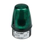 Moflash LED100 Series Green Flashing Beacon, 20 → 30 V ac/dc, Surface Mount, LED Bulb, IP65