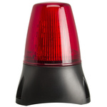 Moflash LEDD100 Series Red Flashing Beacon, 8 → 20 V ac/dc, Surface Mount, LED Bulb, IP65