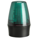 Moflash LEDS100 Series Green Flashing Beacon, 8 → 20 V ac/dc, Surface Mount, LED Bulb, IP65