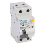 Europa RCBO, 16A Current Rating, 2P Poles, 30mA Trip Sensitivity, Type A, EUBLMC Range