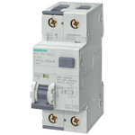 Siemens RCBO, 16A Current Rating, 2P Poles, 30mA Trip Sensitivity, Sentron Range