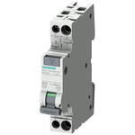 Siemens RCBO, 10A Current Rating, 2P Poles, 30mA Trip Sensitivity, Sentron Range