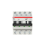 ABB RCBO, 16A Current Rating, 4P Poles, 30mA Trip Sensitivity, Type C