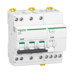 Schneider Electric RCBO, 40A Current Rating, 3P+N Poles, 30mA Trip Sensitivity, Type C, Acti9 Range