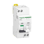 Schneider Electric RCBO, 25A Current Rating, 1P+N Poles, 30mA Trip Sensitivity, Type C, Acti9 Range