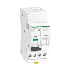 Schneider Electric RCBO, 16A Current Rating, 1P+N Poles, 30mA Trip Sensitivity, Type C, Acti9 Range
