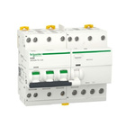 Schneider Electric RCBO, 25A Current Rating, 3P+N Poles, 30mA Trip Sensitivity, Type C, Acti9 Range
