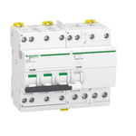 Schneider Electric RCBO, 40A Current Rating, 3P+N Poles, 30mA Trip Sensitivity, Type C, Acti9 Range