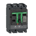 Schneider Electric, ComPacT New Generation MCCB 3P 125A, Fixed Mount