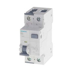 Siemens RCBO, 32A Current Rating, 2P Poles, 30mA Trip Sensitivity, Sentron Range