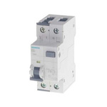 Siemens RCBO, 32A Current Rating, 2P Poles, 30mA Trip Sensitivity, Sentron Range