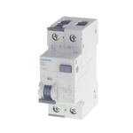 Siemens RCBO, 40A Current Rating, 2P Poles, 30mA Trip Sensitivity, Sentron Range