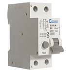 Europa RCBO, 40A Current Rating, 2P Poles, 30mA Trip Sensitivity, Type C