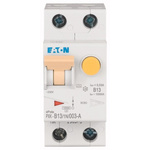 Eaton RCBO, 13A Current Rating, 1P+N Poles, 30mA Trip Sensitivity, Type B, PXK Range