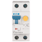 Eaton RCBO, 20A Current Rating, 1P+N Poles, 30mA Trip Sensitivity, Type B, PXK Range