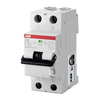 ABB RCBO, 16A Current Rating, 1P+N Poles, 30mA Trip Sensitivity, Type C