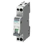 Siemens RCBO, 6A Current Rating, 1P+N Poles, 30mA Trip Sensitivity, Type A, SENTRON Range