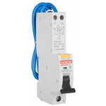 Contactum RCBO, 6A Current Rating, 1P Poles, 30mA Trip Sensitivity, Type B