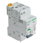 Schneider Electric RCBO, 10A Current Rating, 1P Poles, 30mA Trip Sensitivity, Type C, Acti9 Range