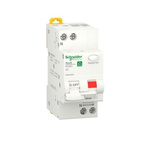 Schneider Electric RCBO, 6A Current Rating, 1P Poles, 30mA Trip Sensitivity, Resi9 Range