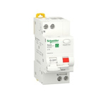 Schneider Electric RCBO, 16A Current Rating, 1P Poles, 30mA Trip Sensitivity, Resi9 Range