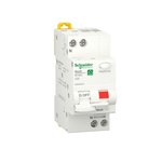 Schneider Electric RCBO, 20A Current Rating, 1P Poles, 30mA Trip Sensitivity, Resi9 Range