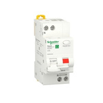 Schneider Electric RCBO, 32A Current Rating, 1P Poles, 30mA Trip Sensitivity, Resi9 Range
