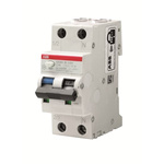 ABB RCBO, 32A Current Rating, 2P Poles, 30mA Trip Sensitivity